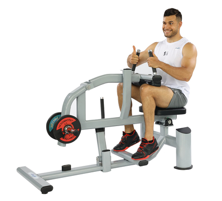 Peso máximo del usuario 300 kg Máquina de elevación de pantorrillas sentada para entrenamiento de fuerza de piernas con placa