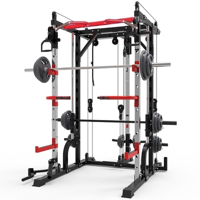 Máquina Smith comercial multifuncional gimnasio en el hogar ejercicio de acondicionamiento físico bastidor de entrenamiento de fuerza