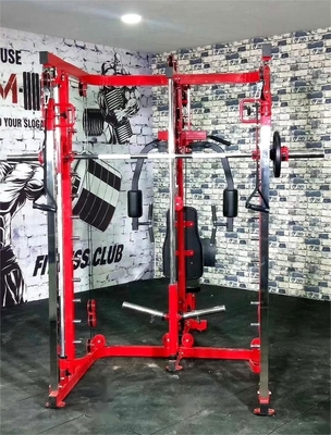 Equipo de gimnasio para el entrenamiento de fuerza multifunción Power Squat Rack Smith Machine