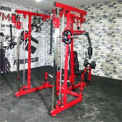 Equipo de gimnasio para el entrenamiento de fuerza multifunción Power Squat Rack Smith Machine