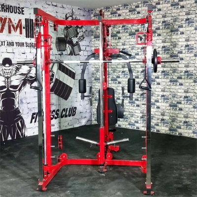 Equipo de gimnasio para el entrenamiento de fuerza multifunción Power Squat Rack Smith Machine