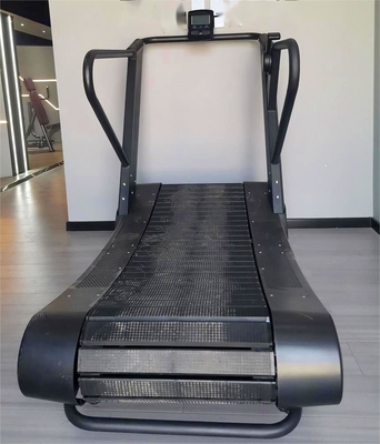 Q235 Equipo de gimnasio comercial Corredor de aire no motorizado Corredera manual Curva 165kg