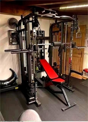 Equipo de gimnasio de acondicionamiento físico en el hogar multifuncional máquina Smith para entrenamiento de cuerpo completo