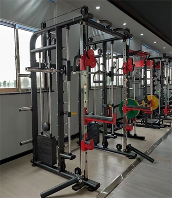 Equipo de gimnasio de acondicionamiento físico en el hogar multifuncional máquina Smith para entrenamiento de cuerpo completo