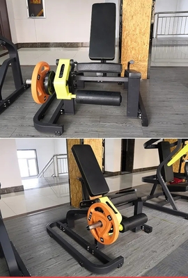 Equipo de entrenamiento de fuerza de acero con extensión de piernas con placa de acero Capacidad 1.6T