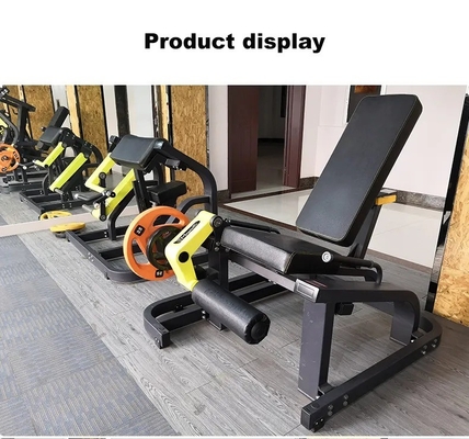 Equipo de entrenamiento de fuerza de acero con extensión de piernas con placa de acero Capacidad 1.6T