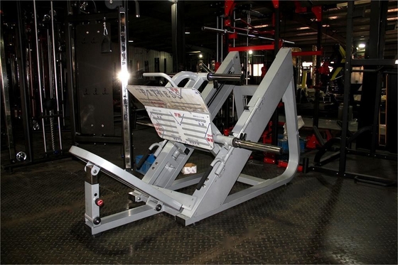 Equipo de gimnasio de prensa de piernas de acero de carga media para ejercicios de acondicionamiento físico en interiores