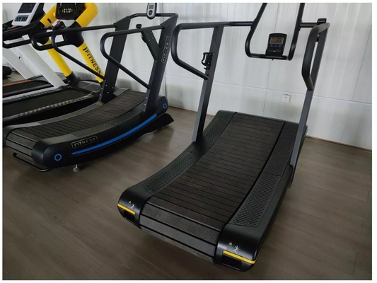 Caja de madera contrachapada de espuma de plástico Equipo de gimnasio comercial Corredor de aire no motorizado Caminadora curva manual