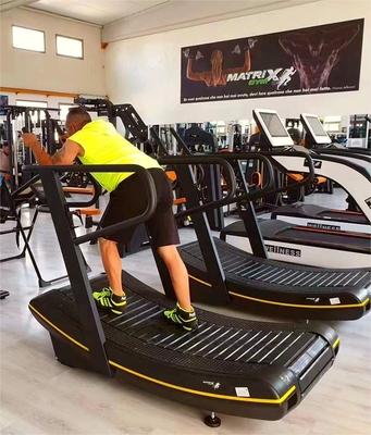 Caja de madera contrachapada de espuma de plástico Equipo de gimnasio comercial Corredor de aire no motorizado Caminadora curva manual