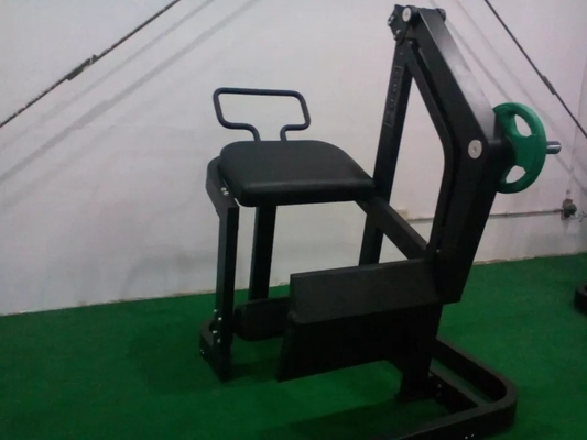 Máquina de remo con placa de acero para entrenamiento de fuerza y entrenamiento muscular en el gimnasio