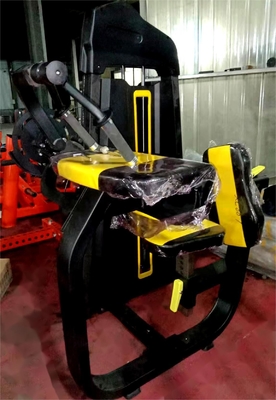 Fitness culturismo Ejercicio de acero sentado máquina de tríceps plano con carga de pin entrenamiento