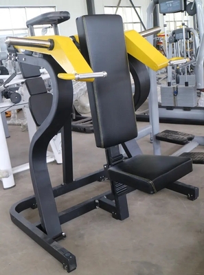 Máquina de presión de hombro cargada con placa de acero para el entrenamiento de fuerza y músculo comercial