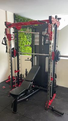 Repuesto de cuclillas multifuncional de hombro, pecho y piernas para el hogar