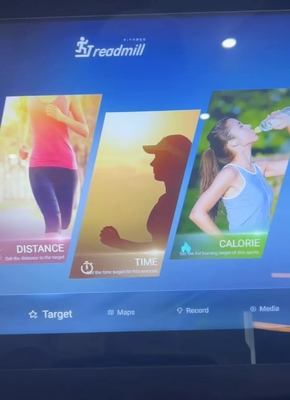 Tubos de acero Q235 Caminadora comercial de acondicionamiento físico para entrenamiento cardiovascular y culturismo