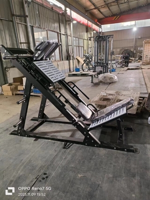 Adjustable doble función Pierna Prensa Placa Cargado Hack Squat máquina para gimnasio comercial