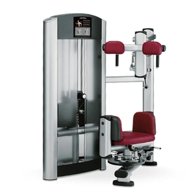 Equipo de gimnasio comercial cargador medio abdominal oblicuo estilo de crujido torso rotativo