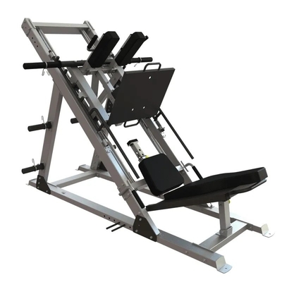 Adjustable doble función Pierna Prensa Placa Cargado Hack Squat máquina para gimnasio comercial