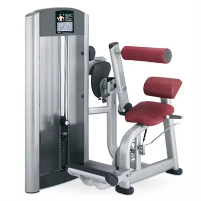 Equipo de gimnasio comercial Máquina ajustable para ejercicios de espalda con 1500*1200*1750 mm de tamaño