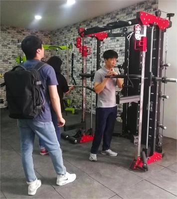 Máquina Smith de acero multifuncional todo en uno para entrenamiento deportivo y ejercicio de pecho