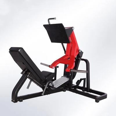 Gimnasio comercial Pedal invertido y cuclillas Placa de cuclillas Cargado Prensa de piernas 45 Equipo de fuerza