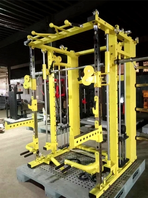 Presión de piernas de polea ajustable Máquina Smith multifunción para entrenamiento de fuerza unisex