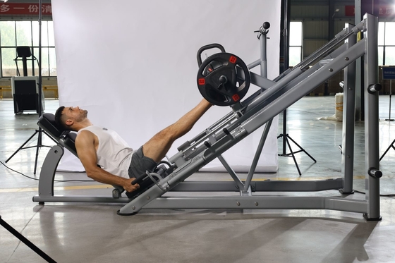 Máquina de prensado de piernas de tubo de acero Q235 para entrenamiento de fuerza del pedal invertido