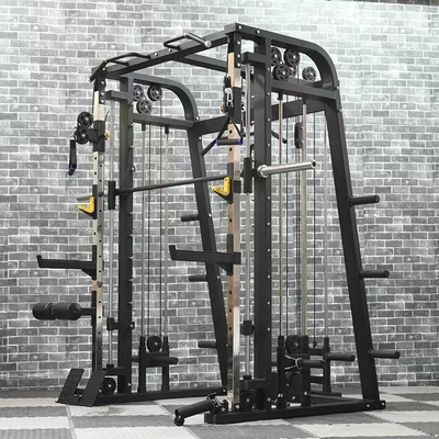Casa Estación de entrenamiento de levantamiento de pesas multifunción con máquina Smith Unisex