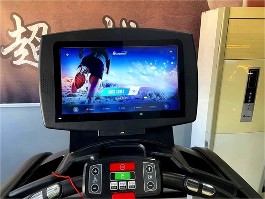 Construcción corporal Caminadora eléctrica motorizada con pantalla LED y control de velocidad