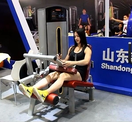 Máquina de acero ajustable para rodar las piernas de carga media asiento ajustable para ejercicio de pantorrilla