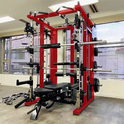 Equipo de gimnasio de acero todo en uno para necesidades personalizadas en gimnasio multifuncional interior