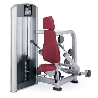 Logotipo personalizado disponible en la máquina de empuje de tríceps de acero para equipos comerciales de gimnasio