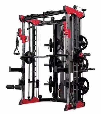 Equipo de entrenamiento de fuerza Smith para gimnasio multifuncional