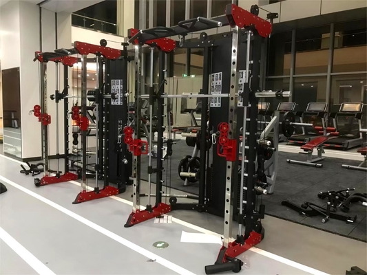Equipo de entrenamiento de fuerza Smith para gimnasio multifuncional