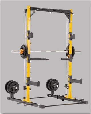 Máquina Smith multifuncional para gimnasio en el hogar con prensas para piernas y barras de acero Q235