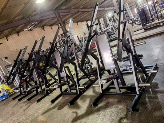 Equipo de gimnasia de 2 en 1 con asiento aislado en el pecho lateral/placa trasera cargado para construcción de acero