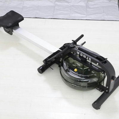 Máquina de remo acuático plegable con función plegable en equipos de gimnasio