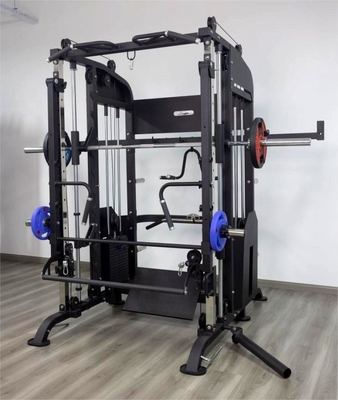 Inicio Ejercicio Cuerpo en forma Comercial Pulley ajustable Pierna Prensa Multi Gimnasio Máquina Smith