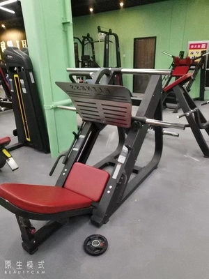 Entrenador de prensas para piernas para entrenamiento de fuerza gimnasio de acondicionamiento físico 45 grados placa de peso cargada
