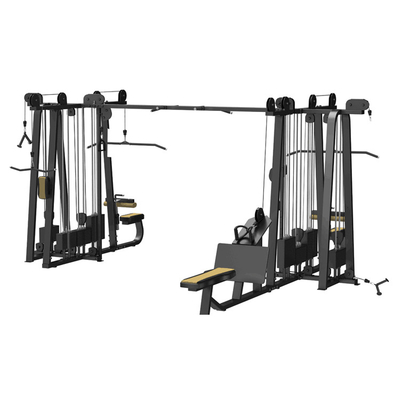Equipo de gimnasia multiestación 8 Cable Power Rack para el tubo de acero Q235 Entrenamiento de fuerza