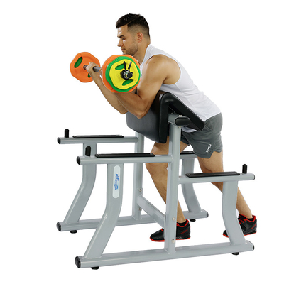 Banquillo de acero con brazo curvilíneo para el bíceps Equipo de gimnasio de curl 1170*800*1080 mm