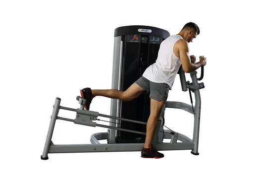 Equipo para gimnasios comerciales Cargador medio Acero Q235 Extensión de glúteos para gimnasios comerciales