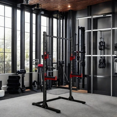 Style Cage Squat Rack Home Gym Trainer con banco de pesas barra de barra y 1100*1300*2100