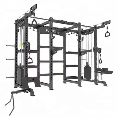 Máquina de gimnasia de acero Q235 Ejercicio de espalda de piernas con máquina Smith universal y bastidor de energía