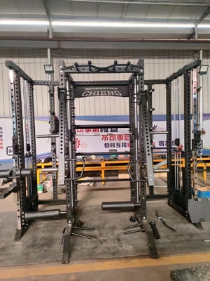 Máquina de gimnasia de acero Q235 Ejercicio de espalda de piernas con máquina Smith universal y bastidor de energía