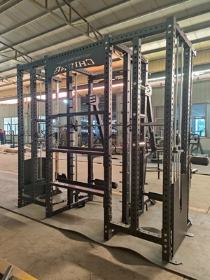 Máquina de gimnasia de acero Q235 Ejercicio de espalda de piernas con máquina Smith universal y bastidor de energía