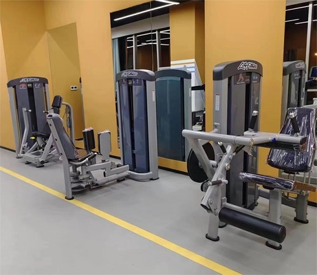 Máquinas de entrenamiento de fuerza con martillo para gimnasio de selección de carga de pines medianos Tipo de bastidor