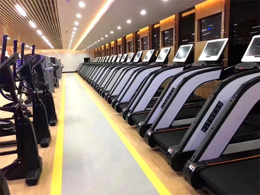 Equipo de gimnasio comercial Q235 Caminadora con pantalla táctil LCD para entrenamiento de fuerza en el hogar