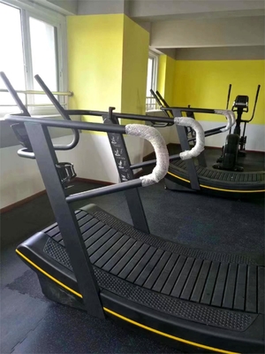 Logotipo personalizado disponible en el gimnasio en casa Caminadora no motorizada Corredor de aire manual curvado
