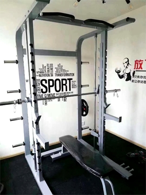 Elevación de pesas con puente de tiro con múltiples funciones para el entrenamiento de pecho, hombro y piernas