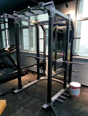 Inicio/Recuadro de gimnasia multifunción comercial para el estante de sentadillas y entrenamiento de fuerza de cuerpo completo
